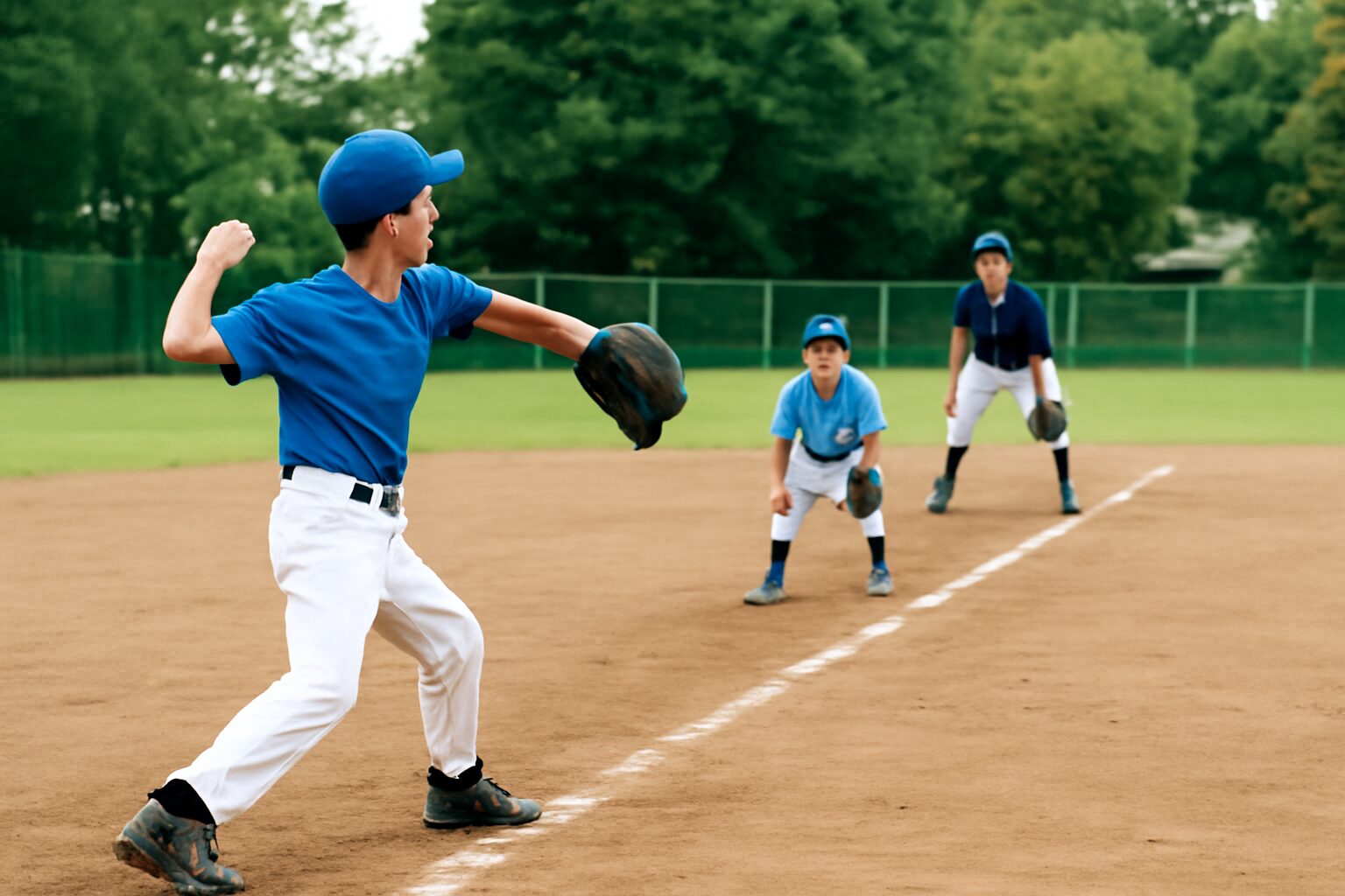 少年野球 塁間の学年別目安と練習法(小学生〜中学生)