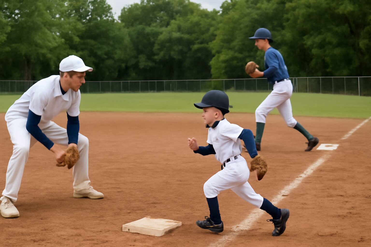 少年野球 塁間の学年別目安と練習法(小学生〜中学生)