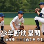 少年野球 塁間の学年別目安と練習法（小学生〜中学生）