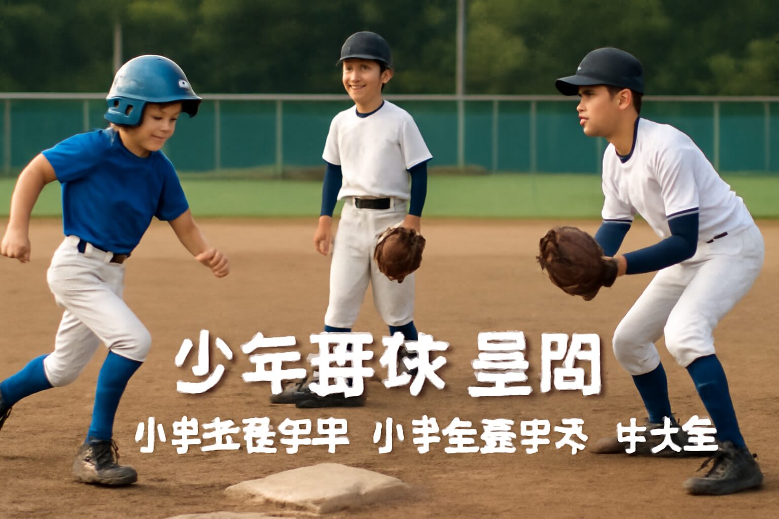 少年野球 塁間の学年別目安と練習法(小学生〜中学生)