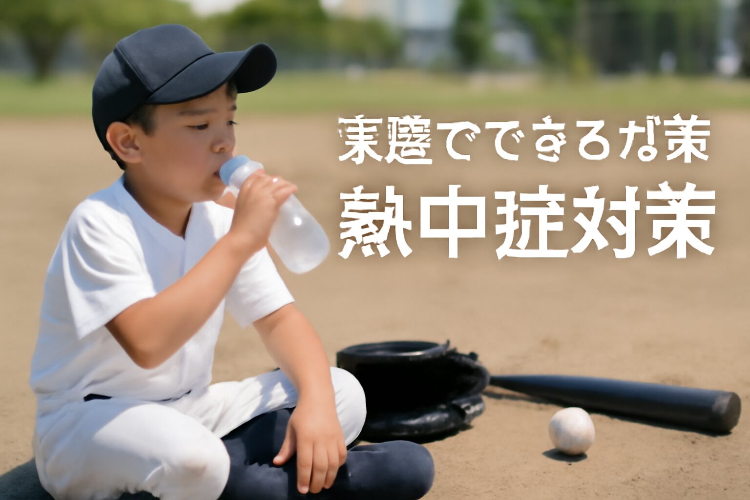 真夏の少年野球で守る朝の危険行為と家庭でできる熱中症対策(チェックリスト付き)