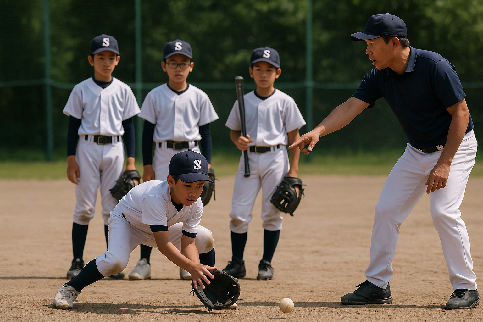 高学年向け|少年野球の実戦で使える練習メニューと組み立て